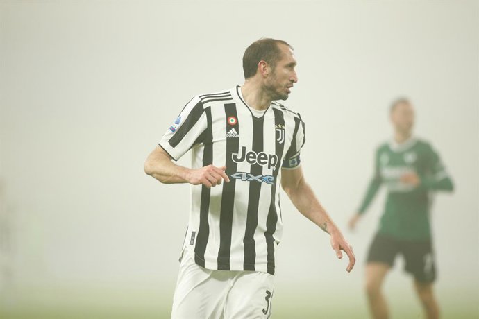 Giorgio Chiellini of Juventus Fc during the Italian championship Serie A football match between Juventus FC and Hellas Verona FC on February 6, 2022 at Allianz Stadium in Turin, Italy - Photo Nderim Kaceli / DPPI