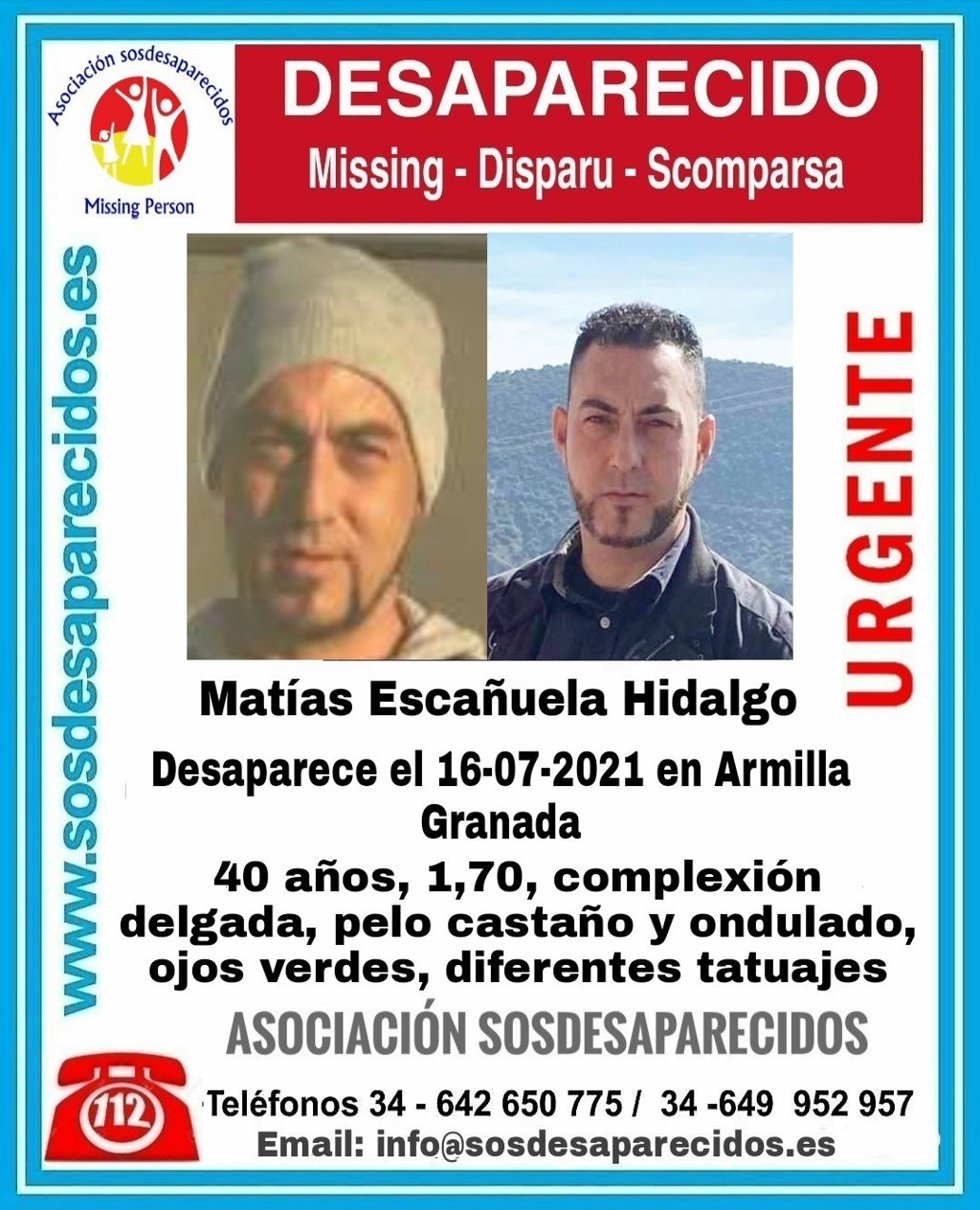 Desaparecido en julio de 2021 en Armilla