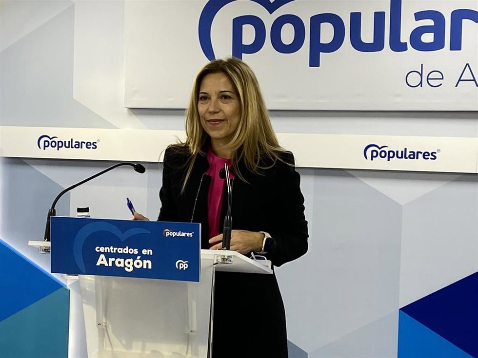La secretaria general del PP Aragón, Ana Alós.