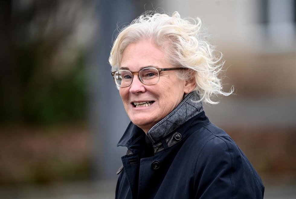 La ministra de Defensa de Alemania, Christine Lambrecht