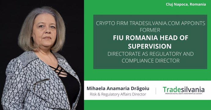 Former Head of Supervision FIU Romania appointed Tradesilvania.com Head of Risk