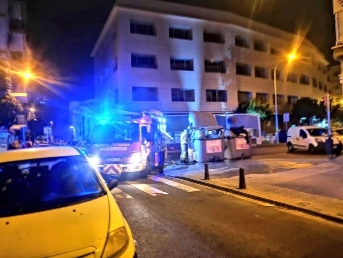 Intervención este pasado fin de semana de los Bomberos en El Plantinar.