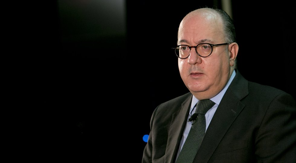 El presidente de la AEB, José María Roldán, en el XXVII Encuentro del Sector Financiero organizado por Deloitte, 'ABC' y Sociedad de Tasación el 18 de noviembre de 2020.