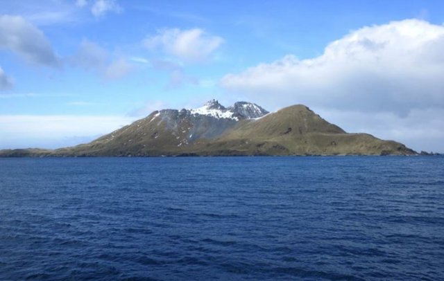 Una de las islas del archipiéalgo de las Sandwich del Sur