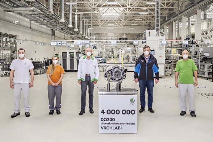 Skoda alcanza las cuatro millones de caja de cambios DQ200 fabricadas en Vrchlabí (República Checa)