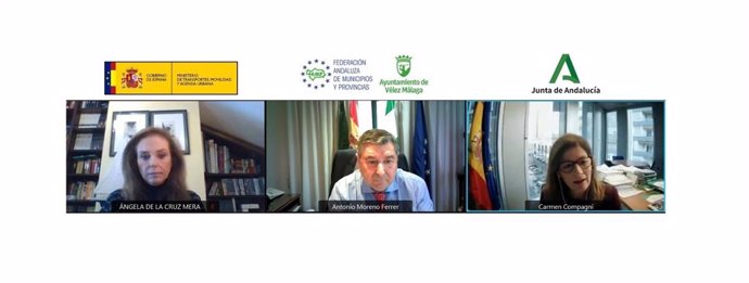 Imagen del webinar de la FAMP sobre 'Cogobernanza multinivel en la planificación de las agendas urbanas'.