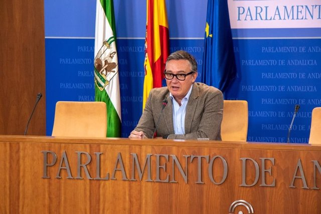 El portavoz de Vox en el Parlamento de Andalucía, Manuel Gavira