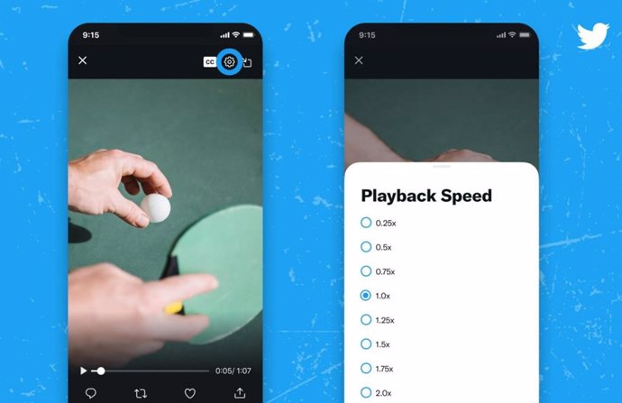 Twitter trabaja en una nueva herramienta para acelerar o ralentizar la reproducción de contenidos