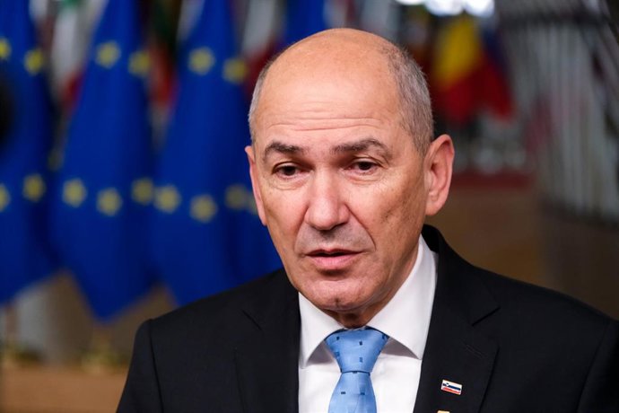 Archivo - Janez Jansa, primer ministro de Eslovenia
