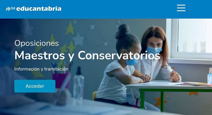 Nueva web de 'Educantabria'.