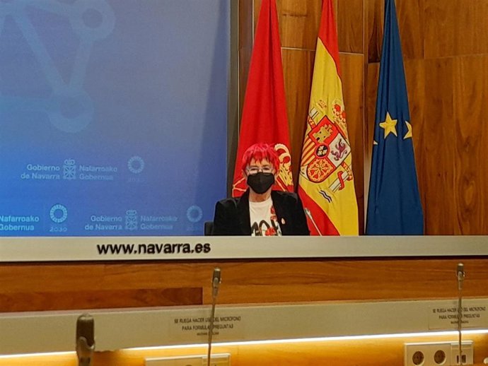 Induráin, durante la rueda de prensa