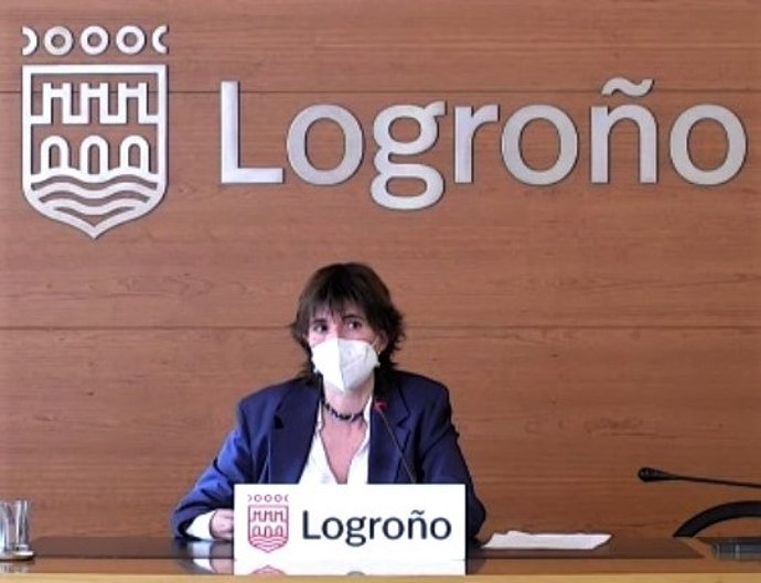 Eva Tobías, portavoz del equipo de Gobierno del Ayuntamiento de Logroño