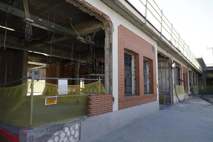 Obras en la nueva base de Samur-PC en Legazpi.