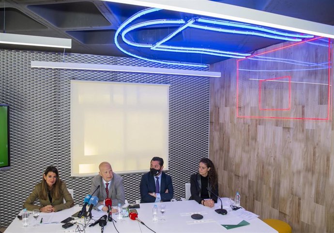 Imbroda en el acto de este miércoles.