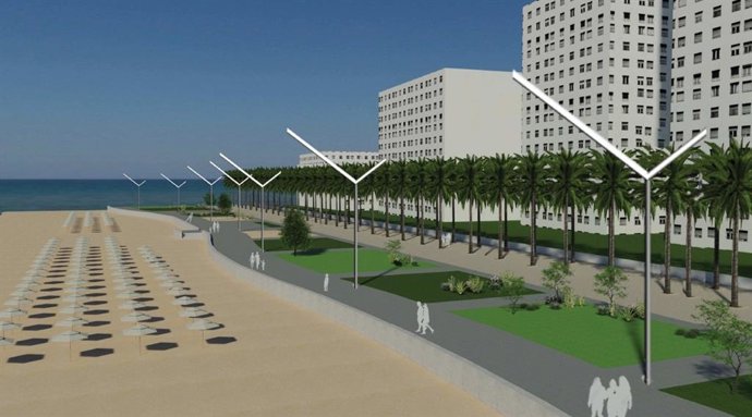 Proyecto de remodelación del alumbrado de Playa de Palma.