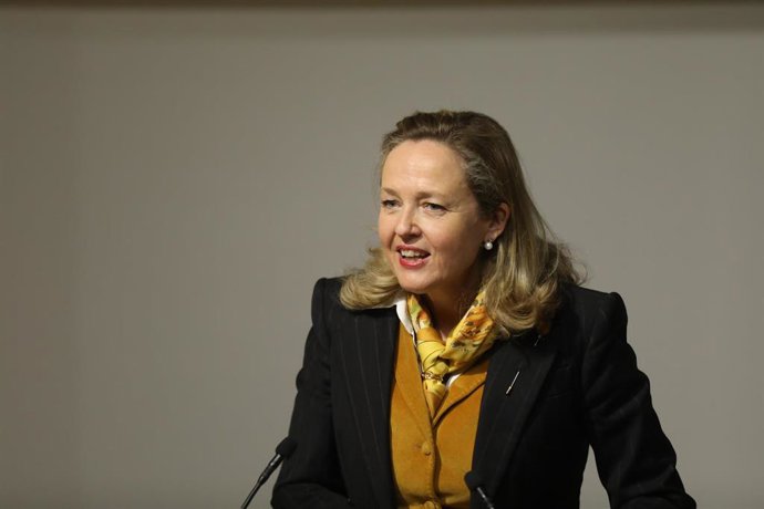La vicepresidenta primera del Gobierno y ministra de Asuntos Económicos y Transformación Digital, Nadia Calviño.