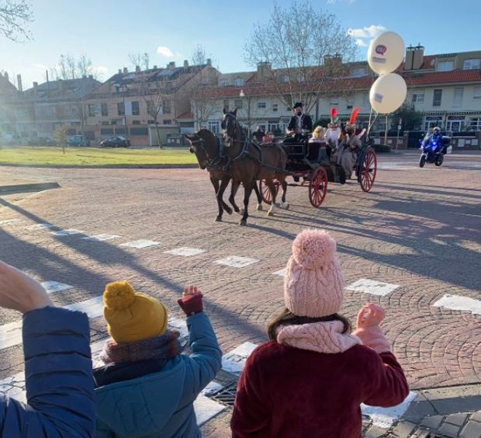 Una carroza con los Reyes Magos en Valladolid en la tarde del 5 de enero de 2021.
