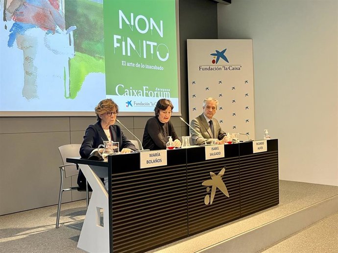 Presentación de 'Non finito. El arte de lo inacabado', en CaixaForum Zaragoza