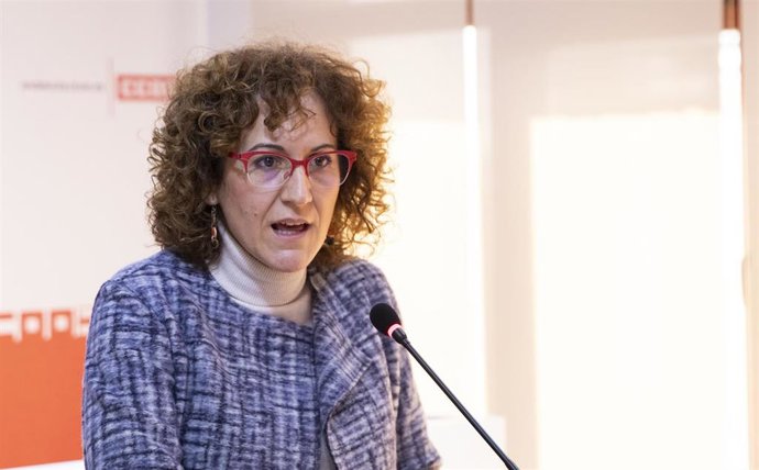 Archivo - La secretaria general de CCOO-A, Nuria López, foto de recurso