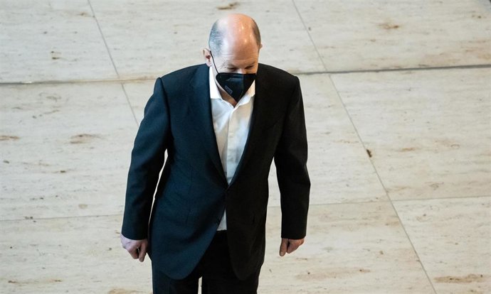 28 January 2022, Berlin: German Chancellor Olaf Scholz 