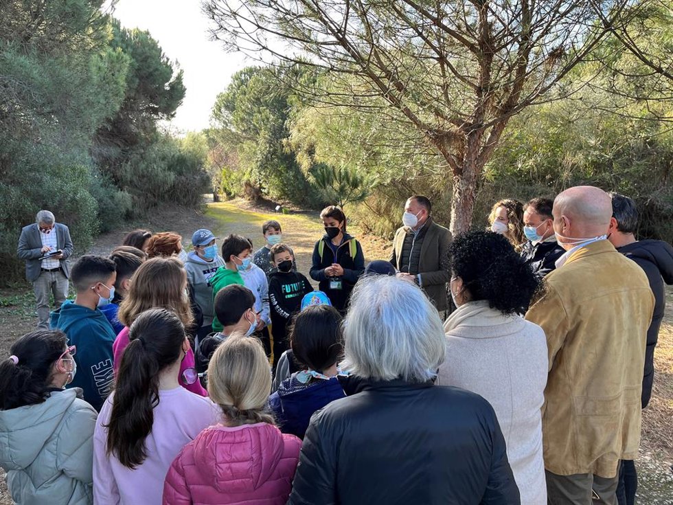 El delegado de Desarrollo Sostenible ha visitado la Laguna Primera de Palos.
