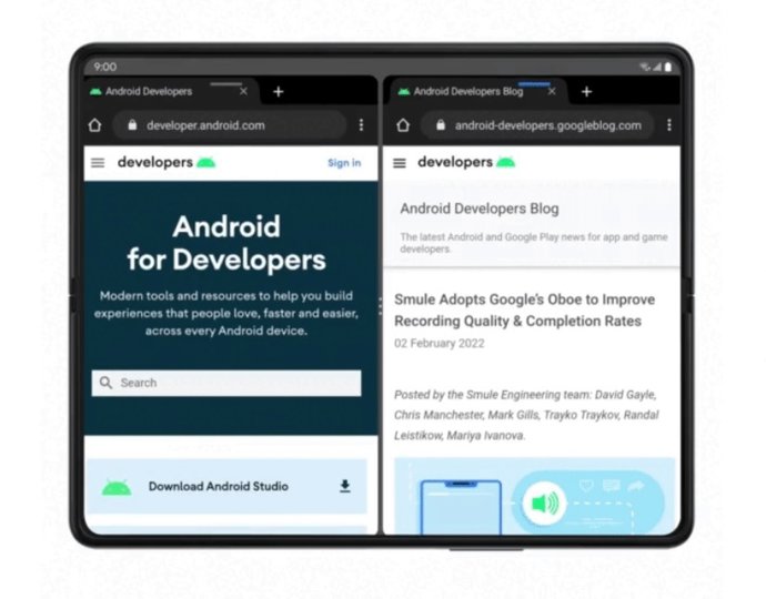 Multitarea en Google Chrome.