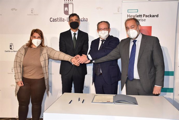 Convenio entre la Universidad de Castilla-La Mancha (UCLM) y la empresa Hewlett Packard Enterprise (HPE) y Junta