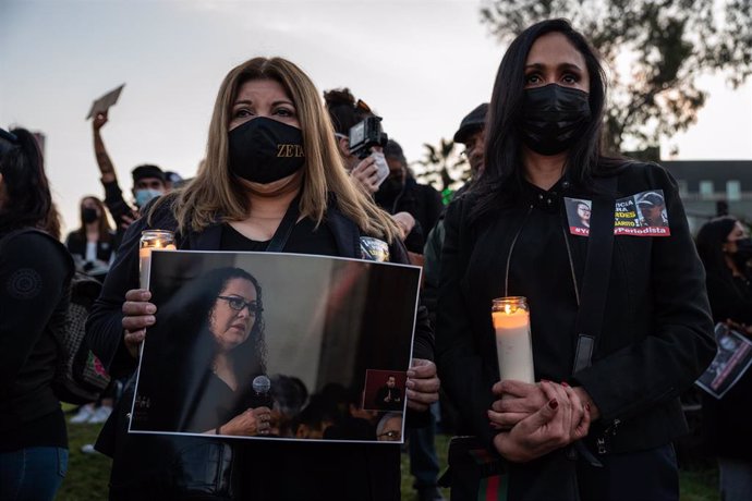 Protestas por el asesinato de periodistas en Tijuana, México