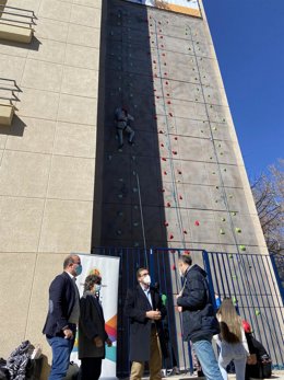 Visita al rocódromo