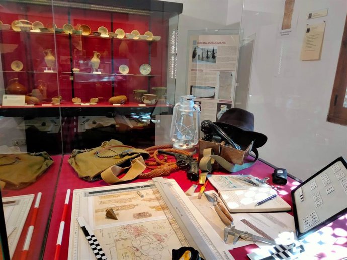 Elementos de la exposición.