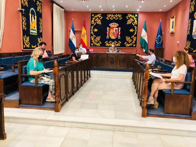 Archivo - El pleno del Ayuntamiento de Alcalá