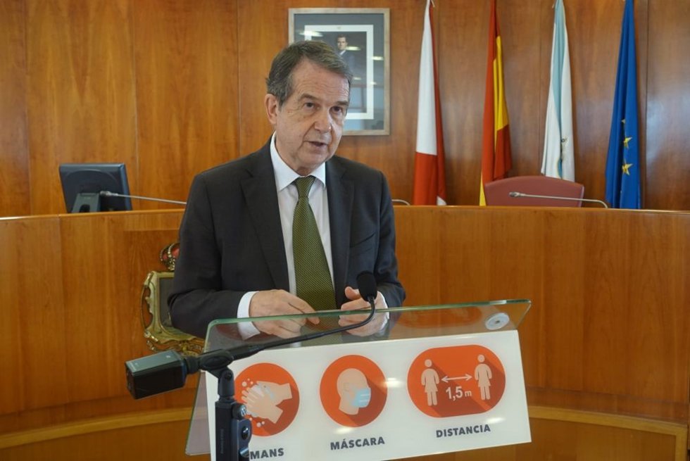Abel Caballero en rueda de prensa.