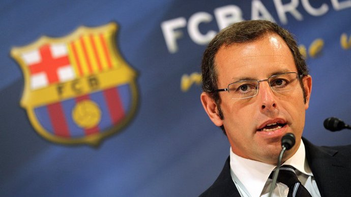 Archivo - El expresidente del FC Barcelona Sandro Rosell