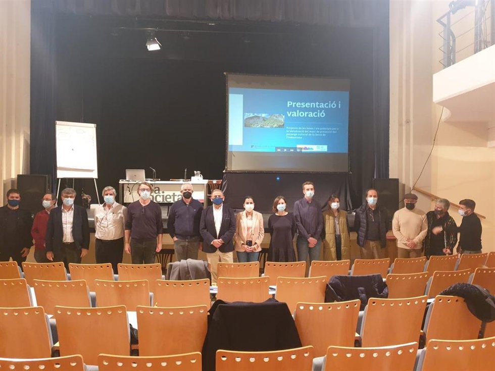 Reunión del Consell de Mallorca con Andratx, Banyalbufar, Calvi, Campanet, Palma y Puigpunyent.