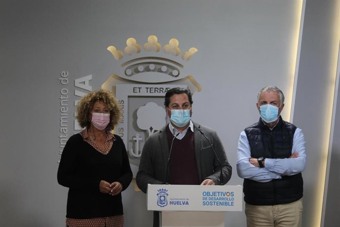 Concejales del PP en el Ayuntamiento de Huelva.