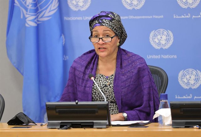 Archivo - La vicesecretaria general de la ONU, Amina Mohammed. 