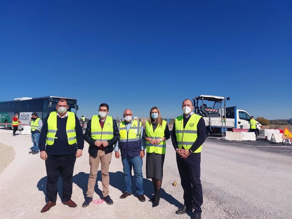 Visita a las obras.