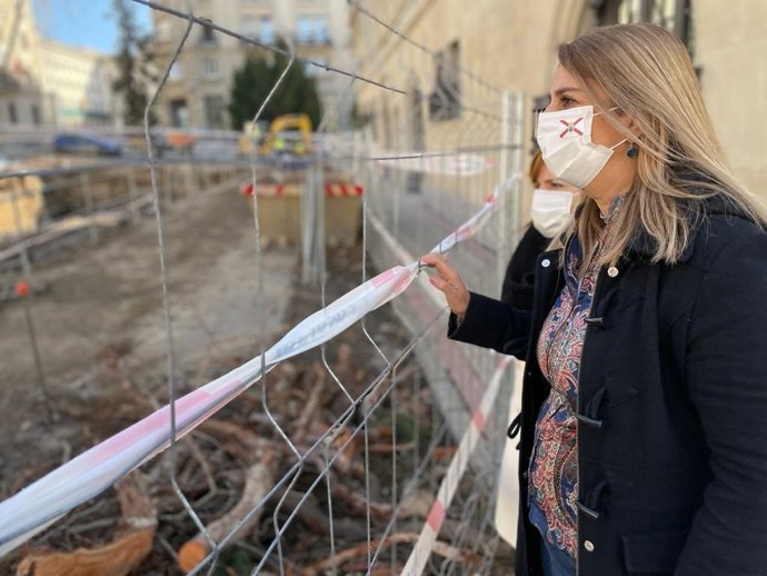 La portavoz municipal del PP, Ainhoa Domaica