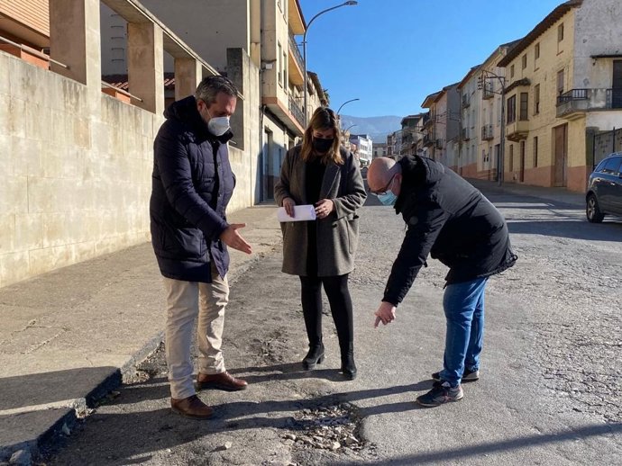 Cs Aragón exige el acondicionamiento de la carretera de acceso a Estadilla (Huesca)