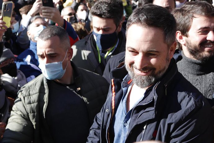 El presidente de Vox, Santiago Abascal