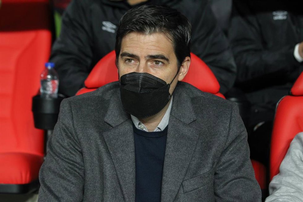 Andoni Iraola, entrenador del Rayo Vallecano