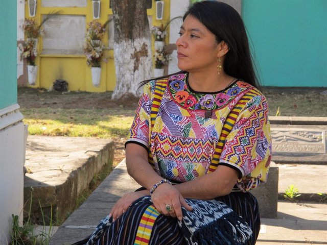 Archivo - Irma Alicia Velásquez Nimatuj, una de las líderes indígenas más reconocidas de Guatemala