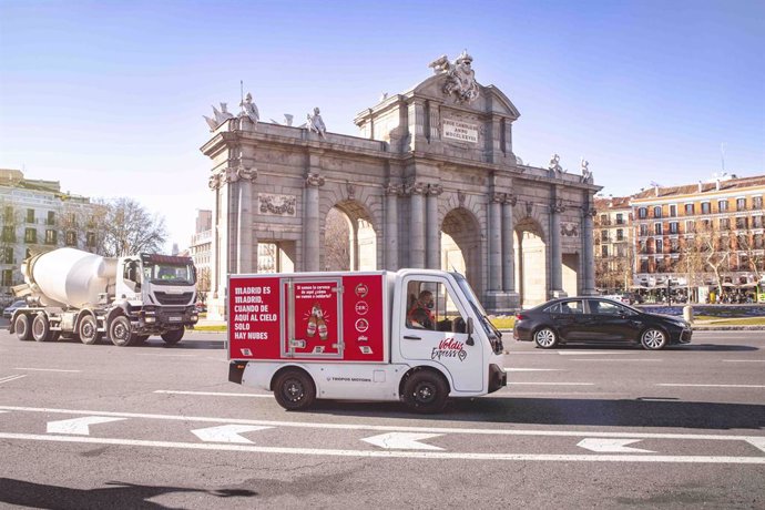 Camión de reparto sostenible de Mahou San Miguel