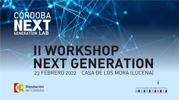 Cartel del 'workshop' que Córdoba Next Generation Lab celebrará en Lucena.