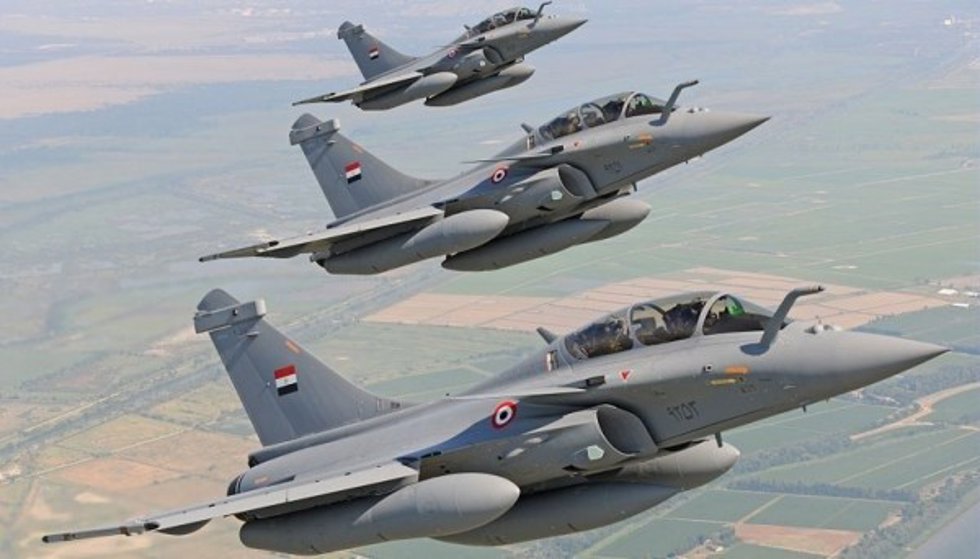 Archivo - Imagne de archivo de aviones 'Rafale'.