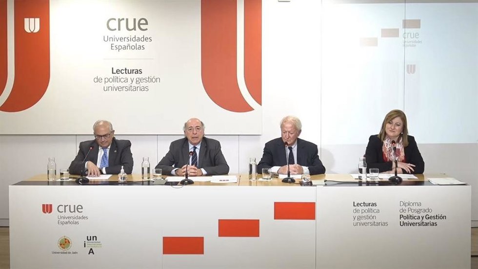 Presentación del libro 'Lecturas de política y gestión universitarias'.