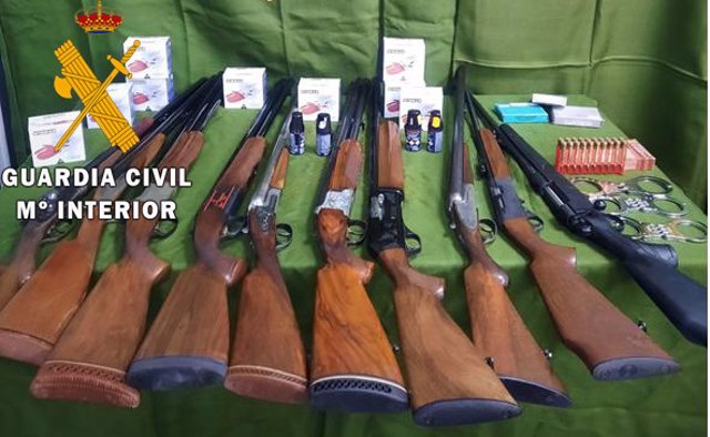 Armas localizadas en Úbeda.