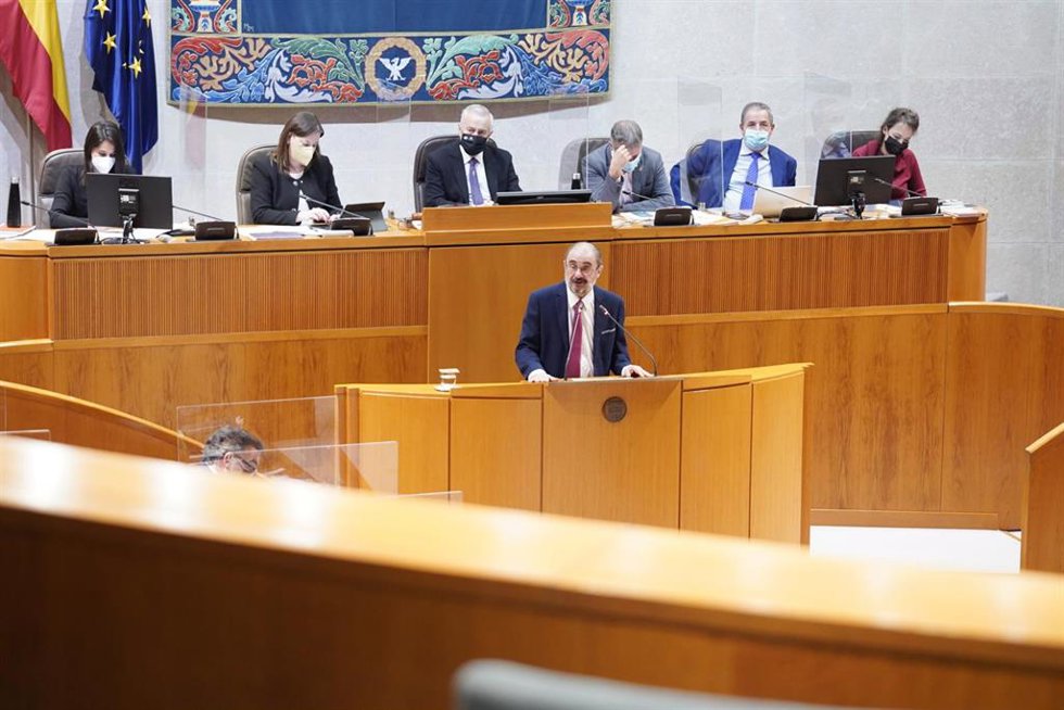 El presidente del Gobierno de Aragón, Javier Lambán.