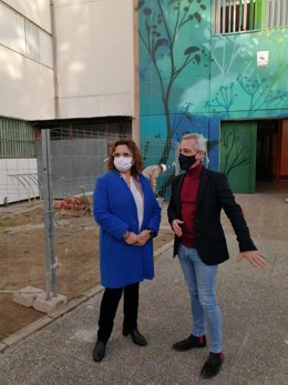 Visita a las obras del IES Ramón Carande