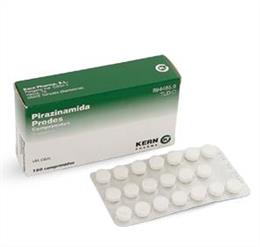 Pirazinamida Prodes 250 mg comprimidos, 100 comprimidos de Kern Pharma